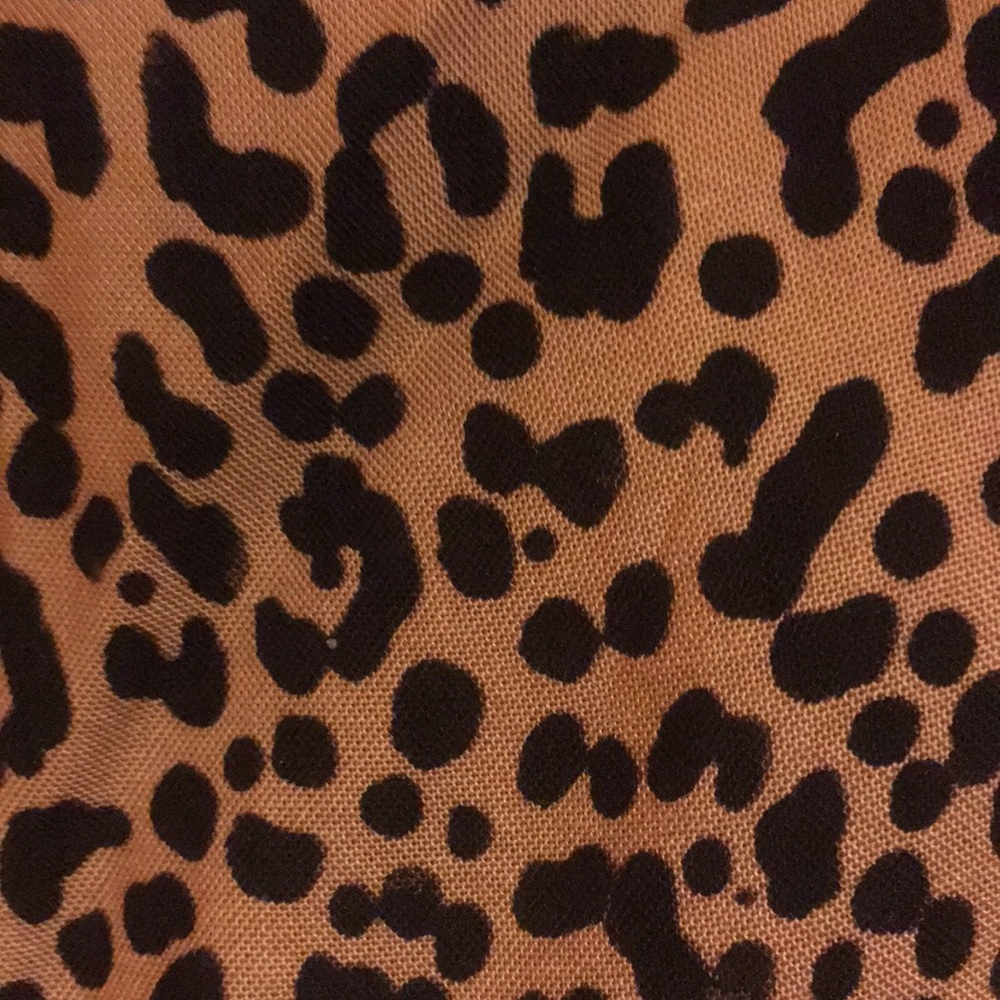 NWOT Leopard Print Midi Tea dress/ UK12/US8 - Picture 10 of 12